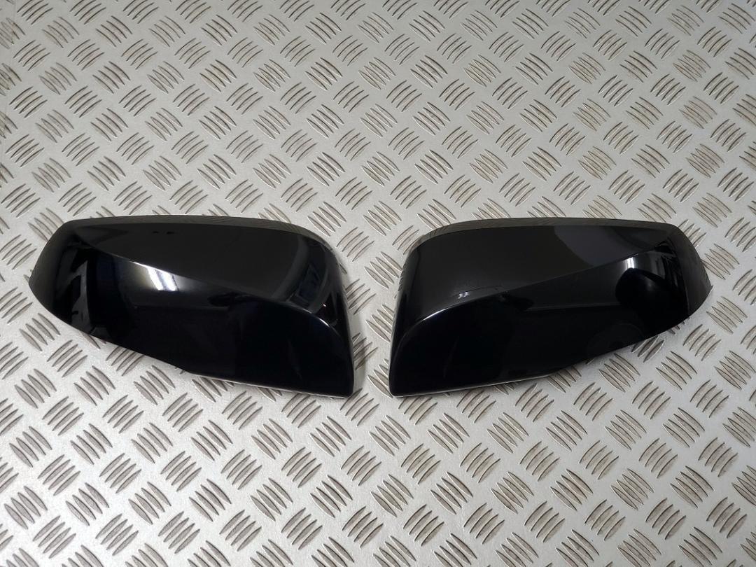 ★新品 50系 RAV4 純正 ドアミラーカバー 左右 218 黒 ブラックアウト化 ブラックミラー拍卖