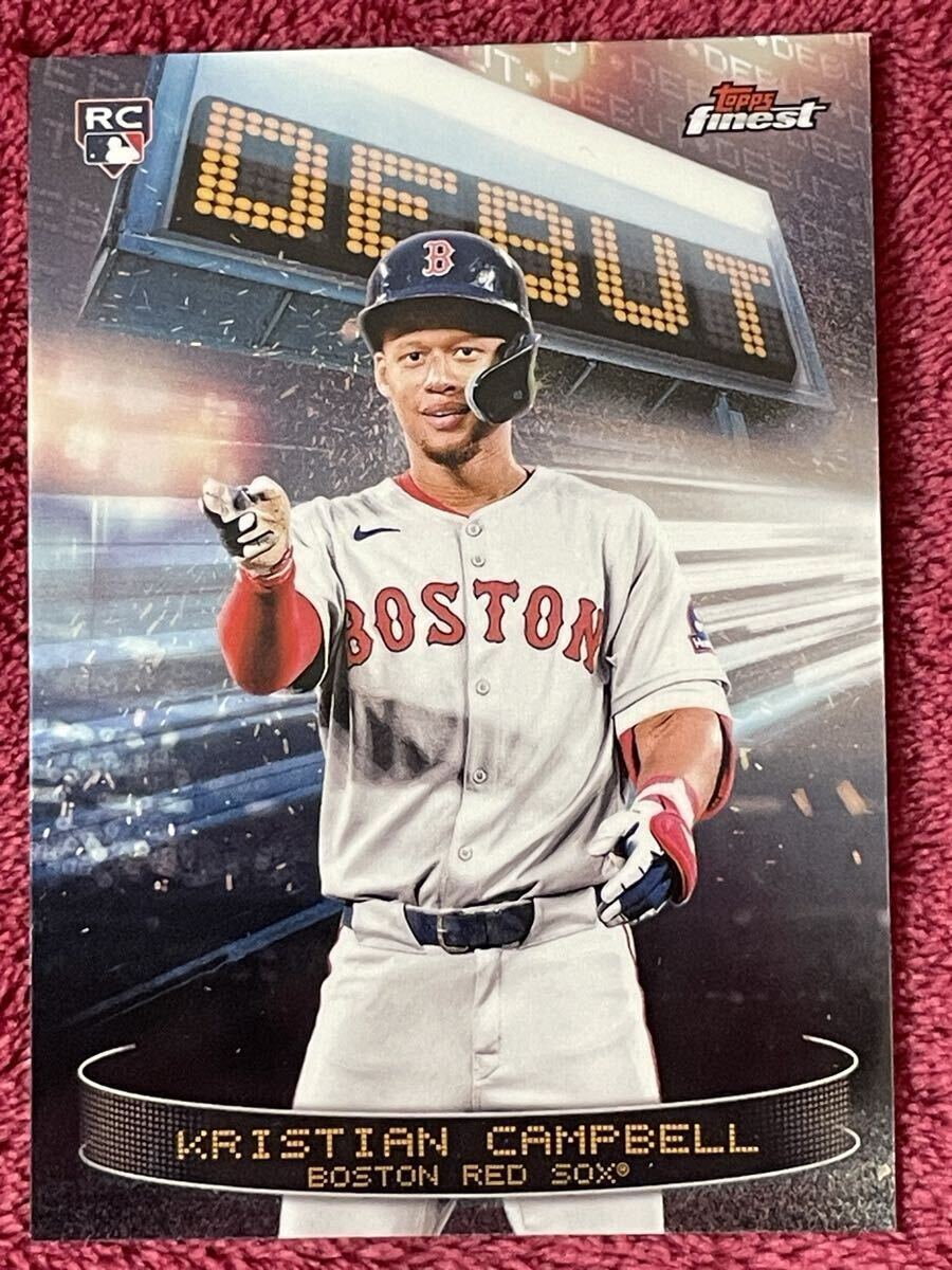 2025 MLB TOPPS FINEST BASEBALL DEBUT D-7 Kristian Campbell クリスチャン・キャンベル インサートカード レッドソックス拍卖