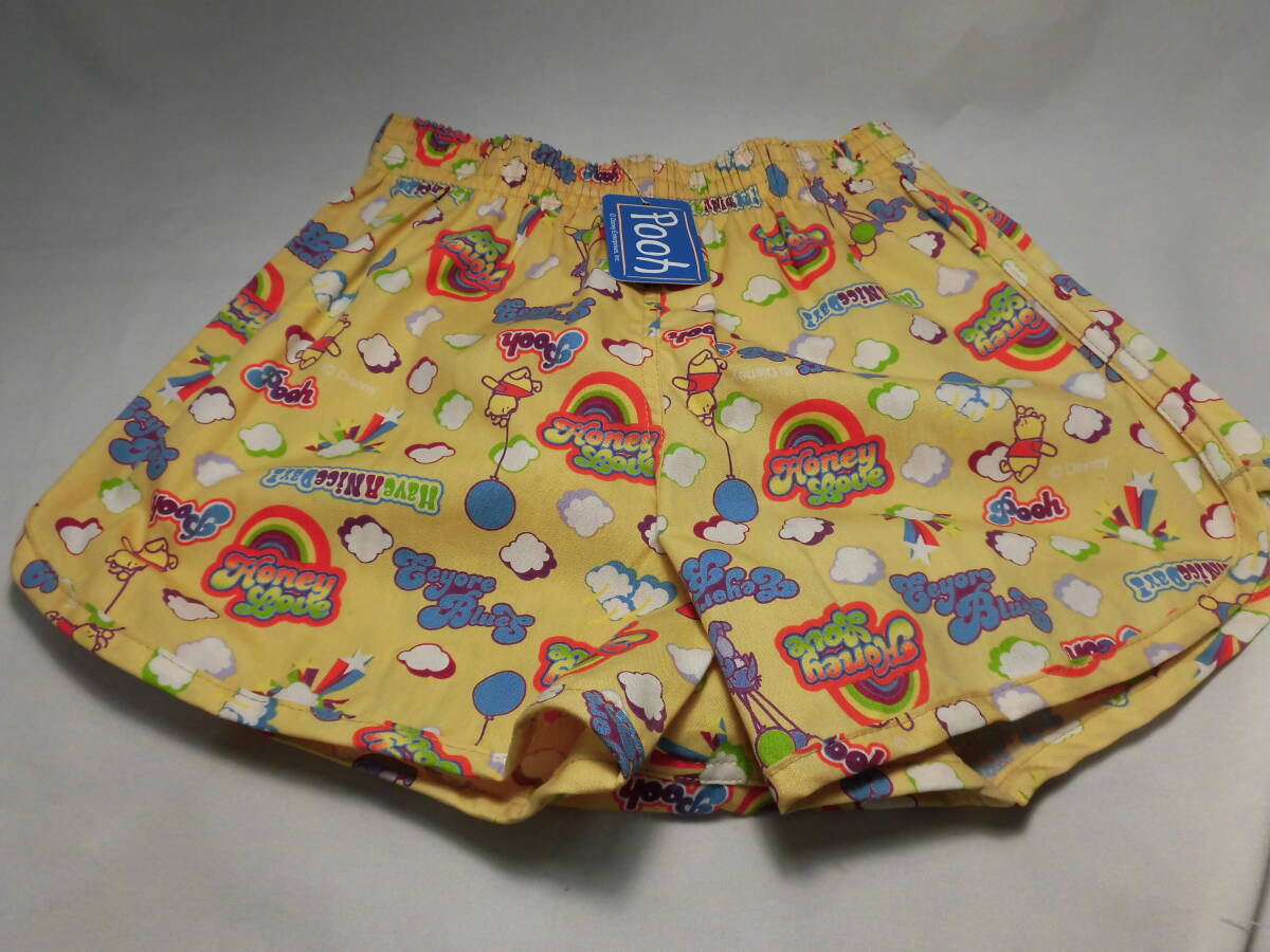 レトロ 日本製 ディズニー くまのプーさん トランクス キャラクター パンツ  未使用 長期保管品 5169拍卖