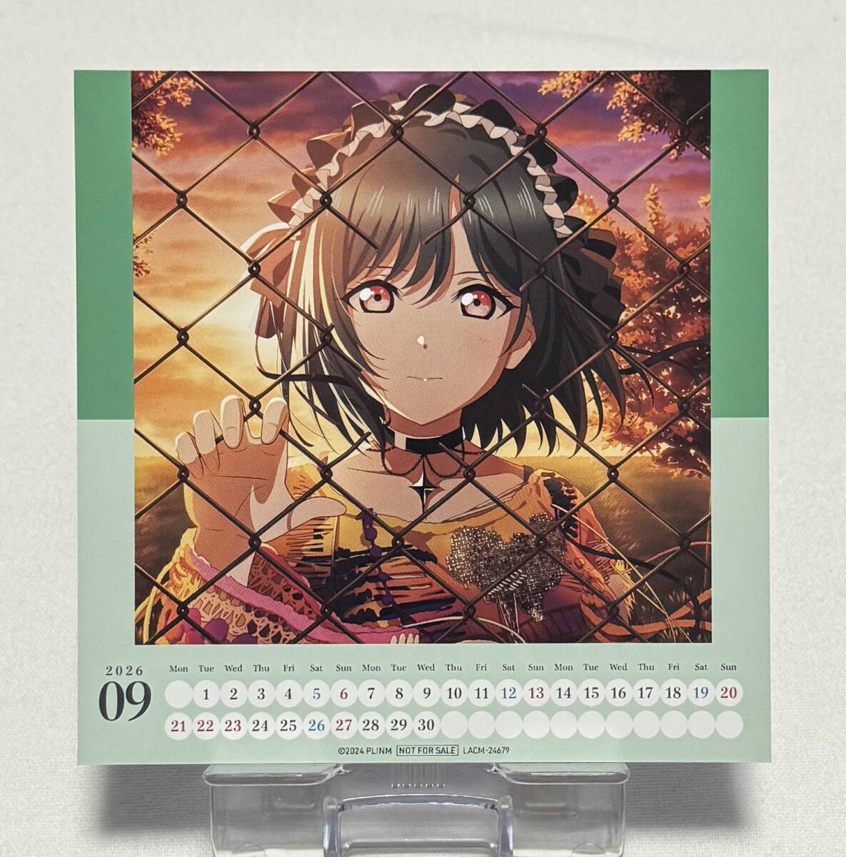 【ラブライブ!虹ヶ咲学園スクールアイドル同好会】NIJIGAKU Monthly Songs♪9月度シングル 『酸欠(三船栞子)』特典カレンダーカード拍卖