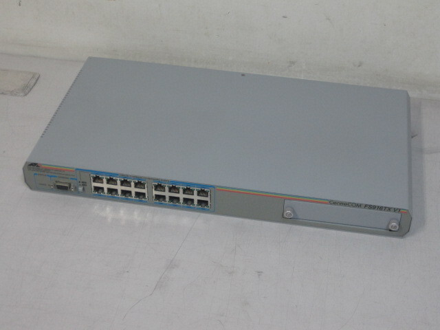 ★ファーストイーサネット・スイッチ★Allied Telesis/アライドテレシス★Centre COM FS916TX V1★16port★10Mbps/100Mbps★a0228拍卖