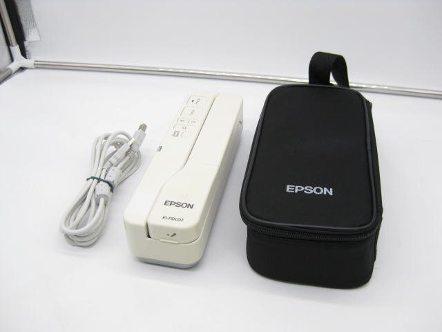 ◇EPSON/エプソン◇書画カメラ◇ELPDC07◇USBバスパワー◇最大8倍デジタルズーム◇最大撮像サイズB4◇現状渡し◇T0734拍卖