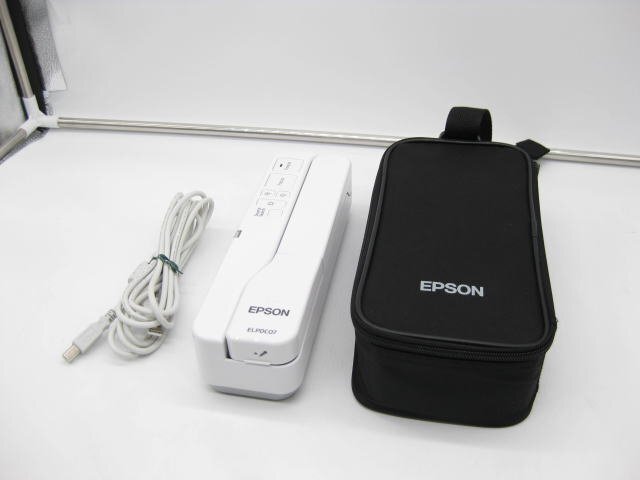 ◇EPSON/エプソン◇書画カメラ◇ELPDC07◇USBバスパワー◇最大8倍デジタルズーム◇最大撮像サイズB4◇現状渡し◇T0770拍卖