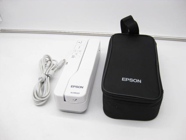 ◇EPSON/エプソン◇書画カメラ◇ELPDC07◇USBバスパワー◇最大8倍デジタルズーム◇最大撮像サイズB4◇現状渡し◇T0807拍卖