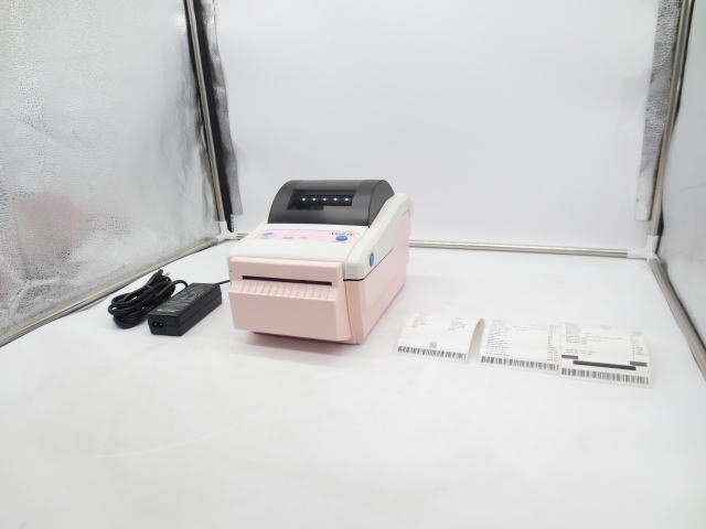 ◇SATO/サトー◇バーコードラベルプリンター◇MediPri CM408T CT◇USB・LAN◇ACアダプタ・カッター付◇若干印字カスレ有◇現状渡し◇T1667拍卖