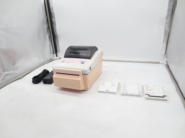 ◇SATO/サトー◇バーコードラベルプリンター◇MediPri CM408T CT◇USB・LAN◇ACアダプタ・カッター付◇若干印字カスレ有◇現状渡し◇T1702拍卖