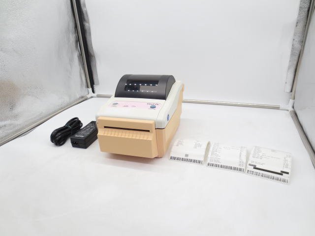 ◇SATO/サトー◇バーコードラベルプリンター◇MediPri CM408T CT◇USB・LAN◇ACアダプタ・カッター付◇若干印字カスレ有◇現状渡し◇T1707拍卖