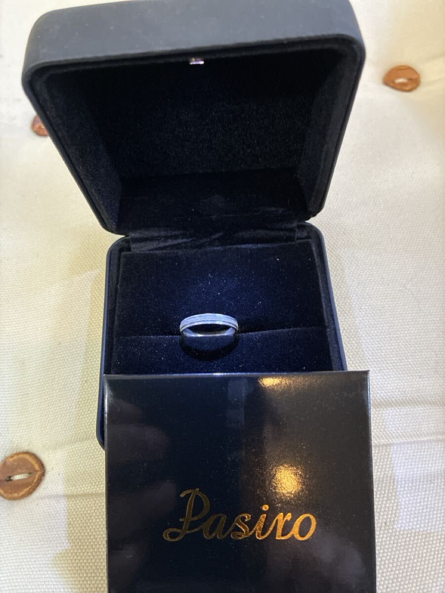 【新品 LED BOX付】Pasiro シルバーリング 925 レディース 9号 外装不良返品品拍卖