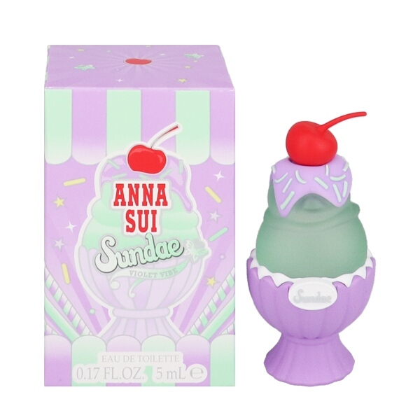 【並行輸入品】 アナスイ サンデー ヴァイオレット バイブ ミニ香水 EDT・BT 5ml 香水 フレグランス SUNDAE VIOLET VIBE BOTTLE ANNA SUI拍卖