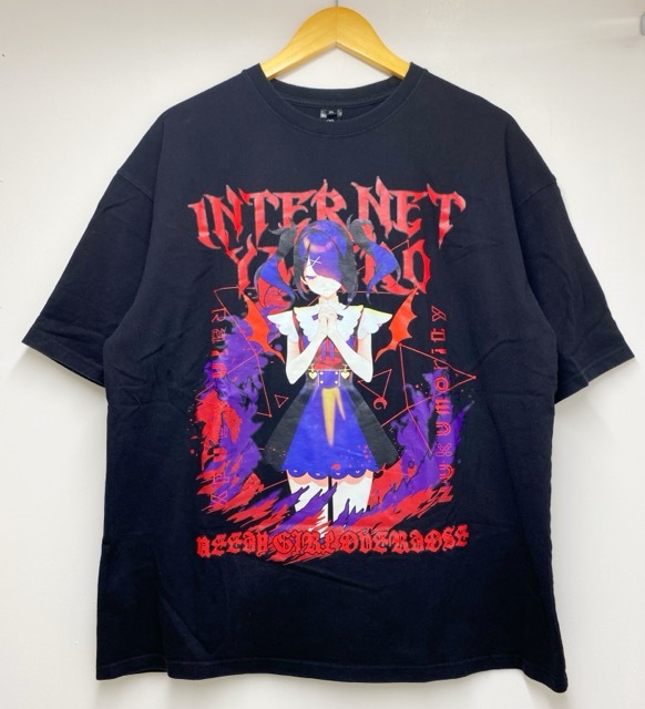 NEEDY GIRL OVERDOSE(ニーディーガールオーバードーズ)ニディガ あめちゃん インターネットやめろ Tシャツ【C2118-007】253拍卖