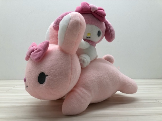 サンリオ ドンキホーテ限定 のっかりぬいぐるみ マイメロディ うさぎ【G1711-007】110拍卖