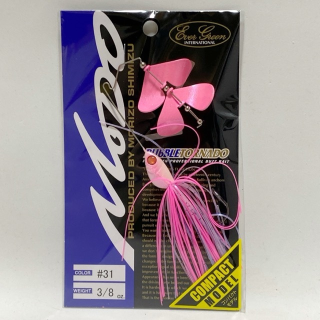 EVERGREEN/エバーグリーン BUBBLE TORNADO 3/8oz バブルトルネード/カラー:#31 モリゾーピンク【86544-007】拍卖