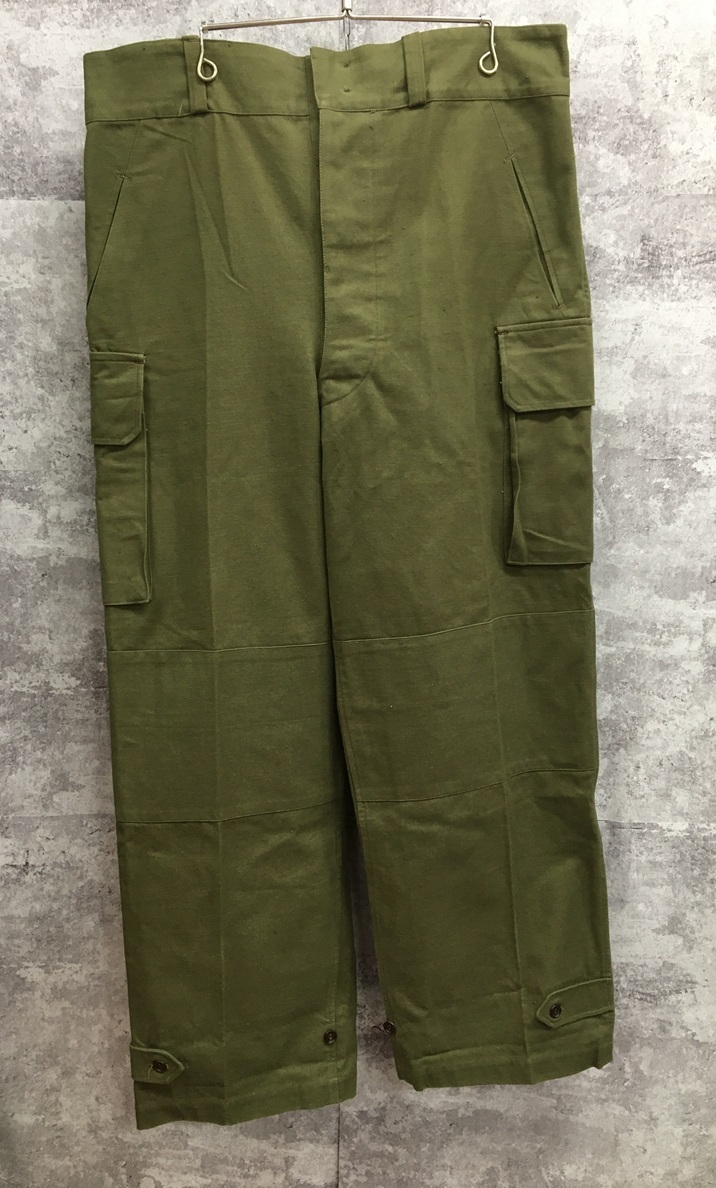 フランス軍 FRENCH ARMY M-47 前期 カーゴパンツ ミリタリーパンツ【4996-004】拍卖