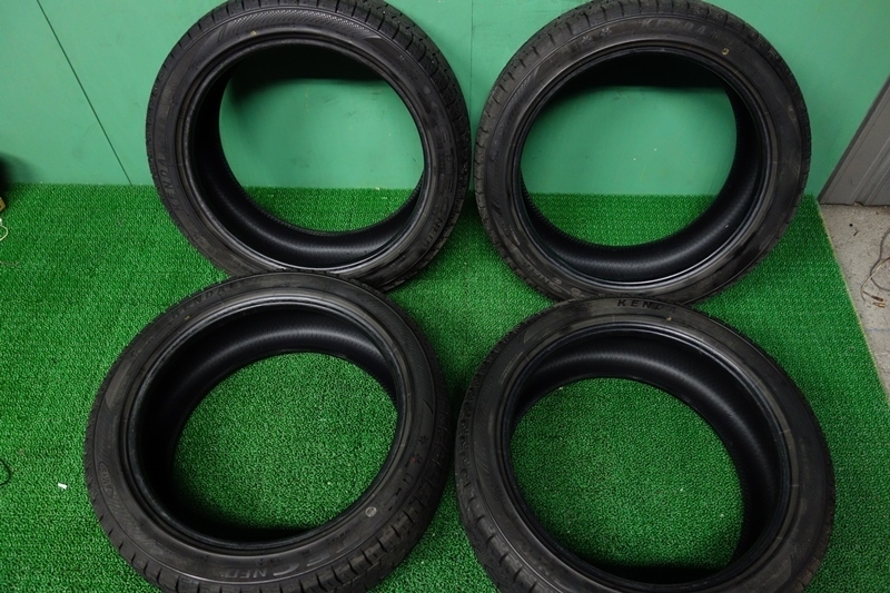 【 大幅値下げ!!】『psi』 ケンダ アイステックネオ 225/45R18 スタッドレスタイヤ4本セット 2015年製 溝有り拍卖