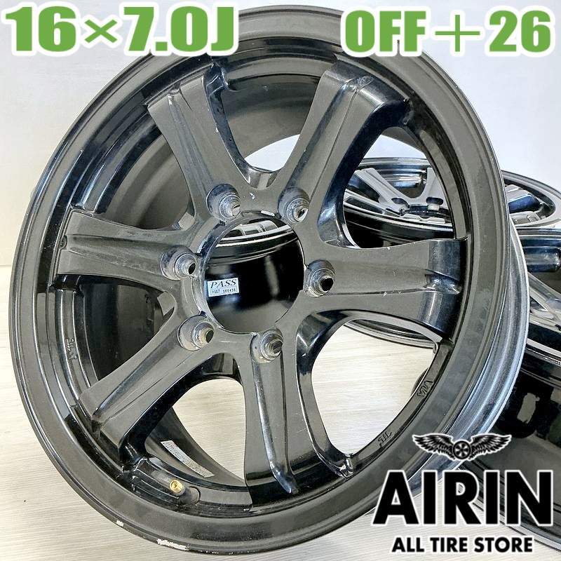 中古 アルミホイール 16インチ Weds KEELER キーラーフィールド 4本セット ハイラックスサーフ などに アルミ ホイール拍卖