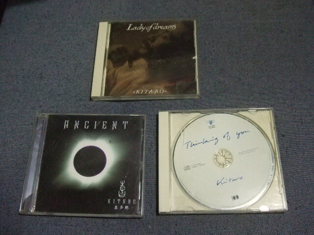 送料160円/3CD★喜多郎★ANCIENT/THINKING OF YOU(ライナーなし)/LADY OF DREAMS拍卖