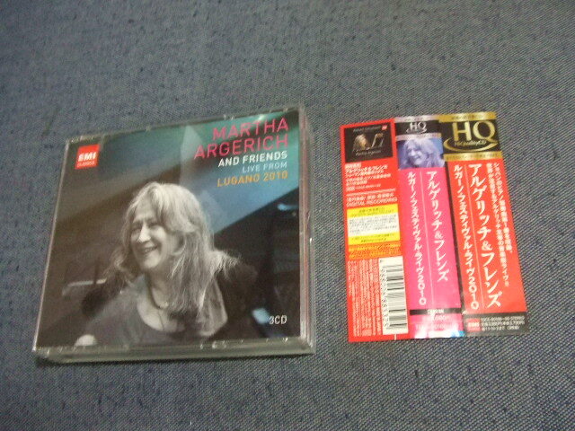 3枚HQCD★マルタ・アルゲリッチ・ピアノ/ルガーノ・フェスティヴァル・ライヴ2010/ショパンリストシューマン★8枚まで送料160円 その他拍卖