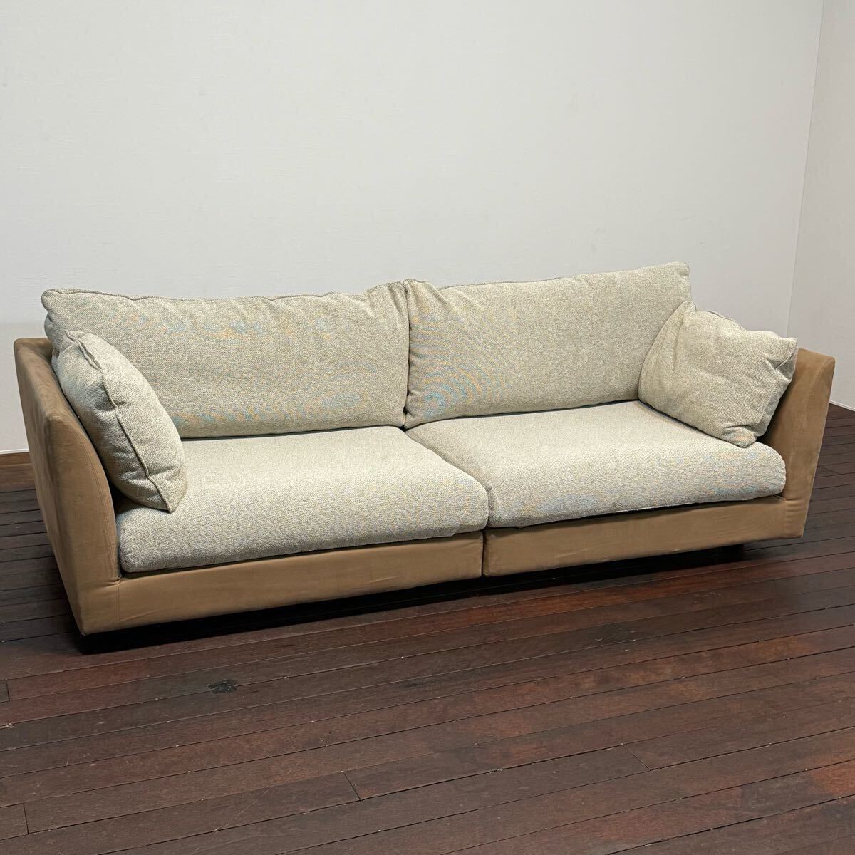 H19K82 展示品 arflex アルフレックス A SOFA エーソファ 4人掛けソファ 4シーター 4Pソファ セパレートタイプ フェザークッション拍卖