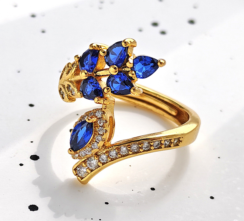 N2505◆Bigstone◆【存在感な印象】キラキラ輝く*ファッション印象*豪華なリング*11号拍卖