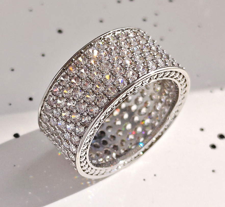 N2507168◆Bigstone◆【華麗な印象】ファッションなデザイン*欧米スタイル**人気高品質なリング*14号拍卖