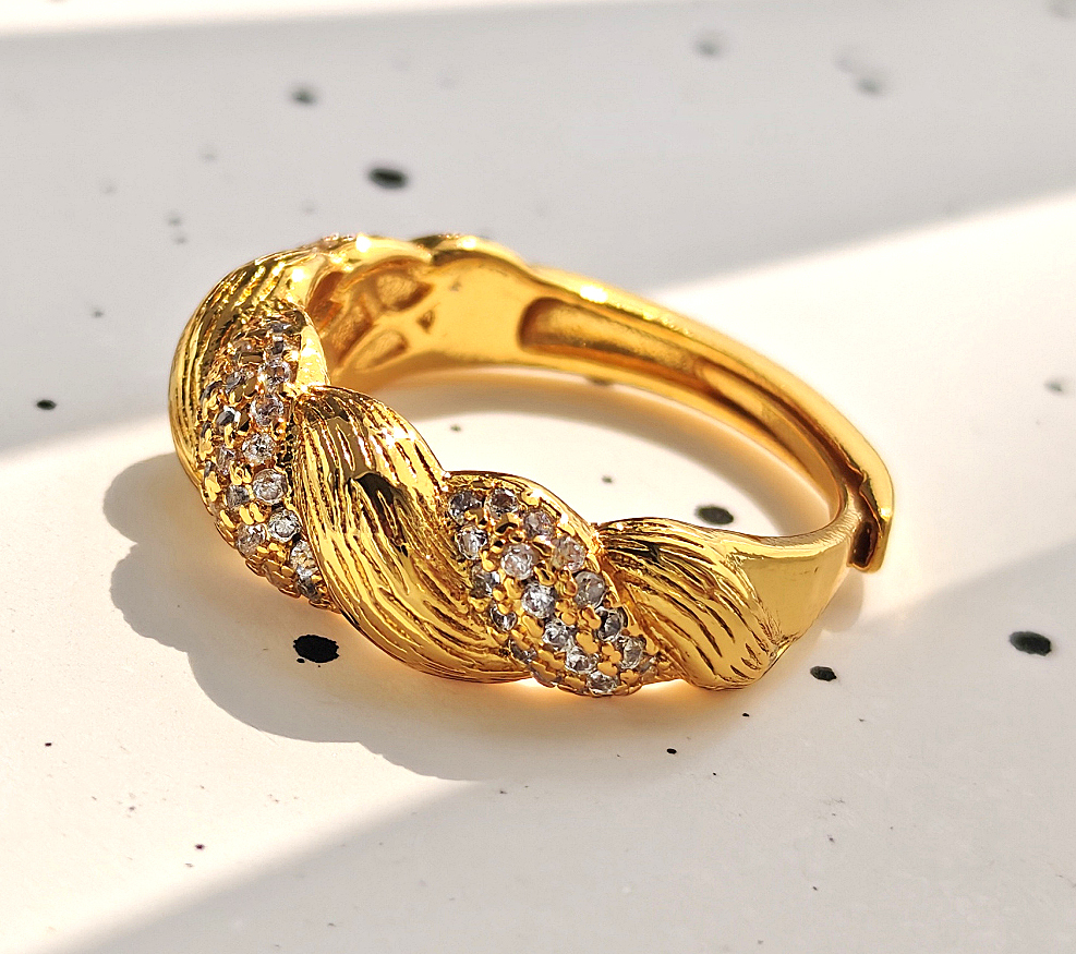 N250784◆Bigstone◆【イタリア風】ユニークなデザイン*女王スタイル*ファッション感覚*リング*11~14号拍卖