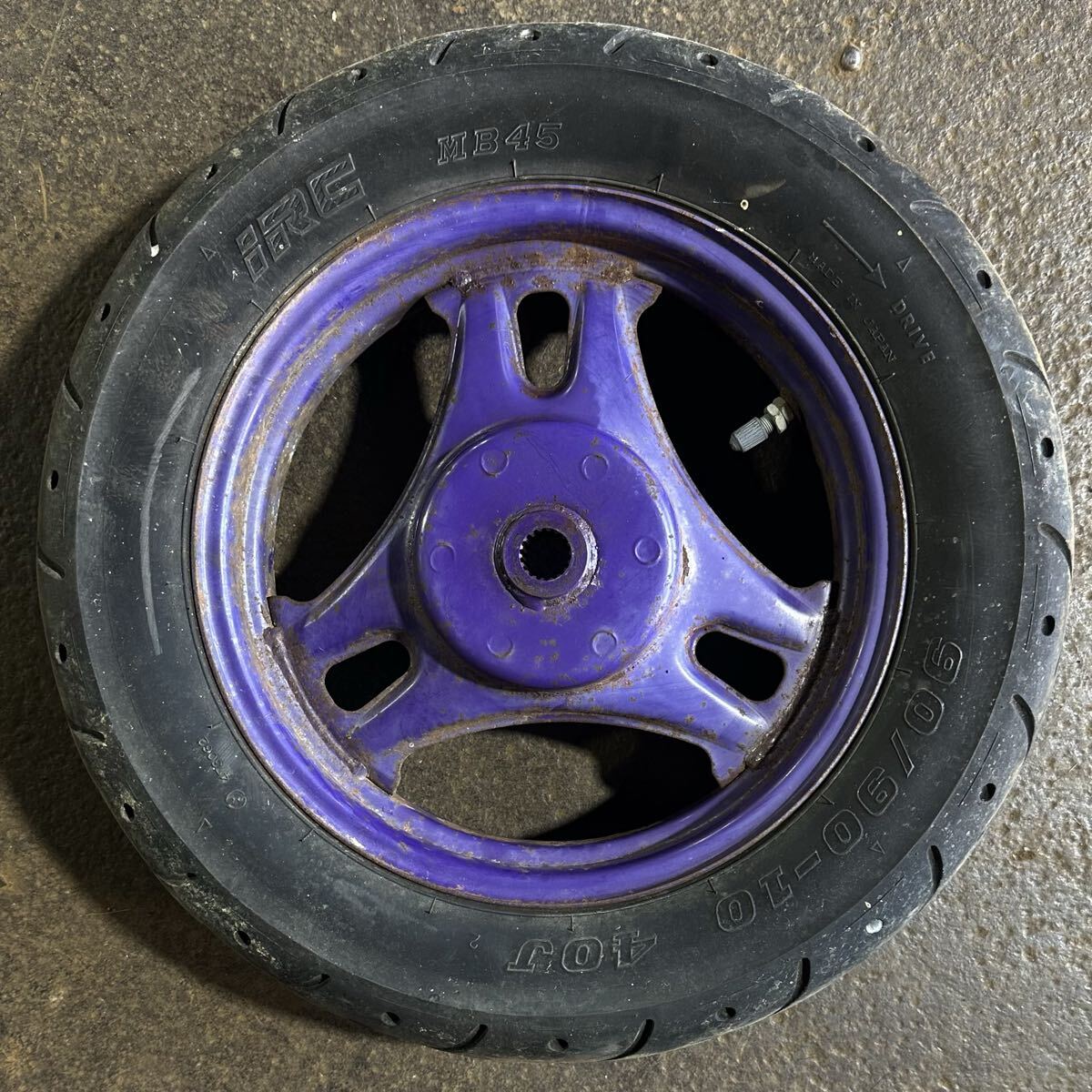 SUZUKI/スズキ CA1EB セピア ZZ 純正 リアホイール J10×2.15 検索/SEPIA/CA1EA/ジーツー拍卖