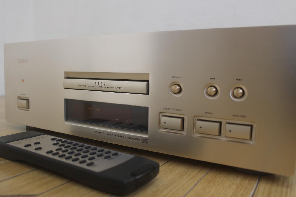 △TEACティアック CDプレーヤー VRDS-25X リモコン付 ジャンク品拍卖