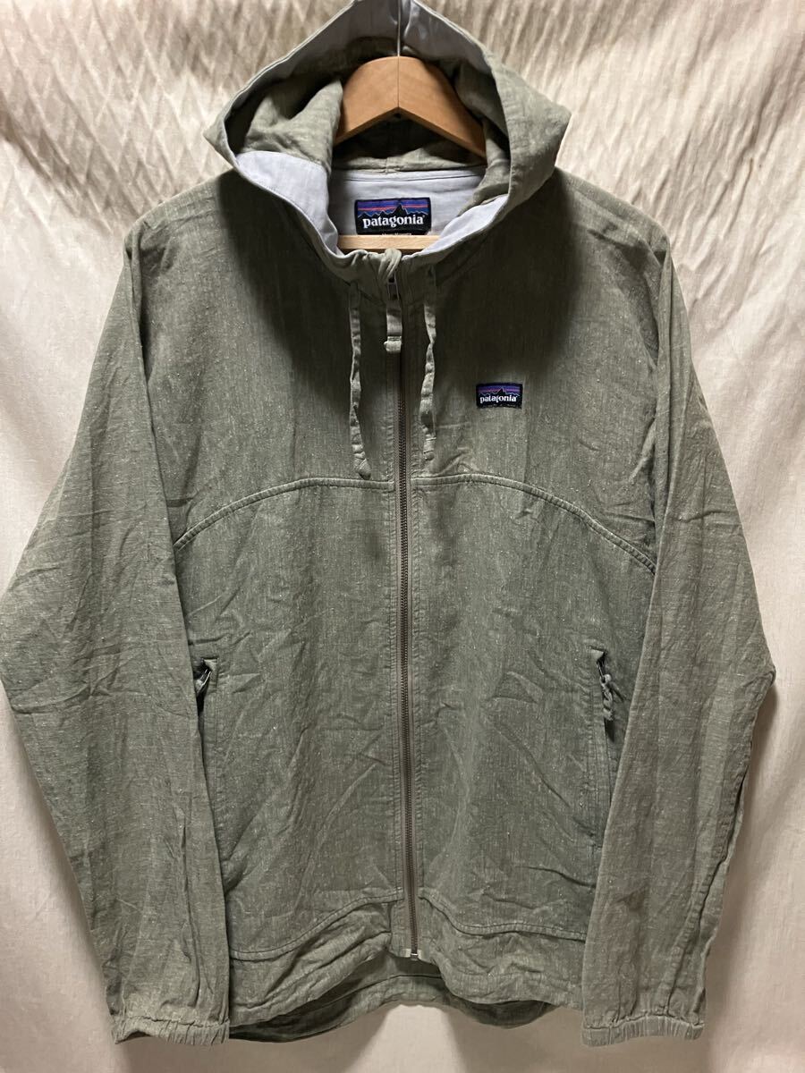 美品 patagonia ヘンプジップフーディ M パーカー SP14 廃番希少品 surf HEMP ジャケット オリーブ BKAT フーディー ビーチキャンプ 420拍卖