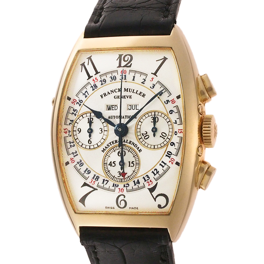 フランクミュラー トノーカーベックス マスターカレンダー マグナム クロノグラフ 6850CCMCAT K18YG 箱・保証書付拍卖