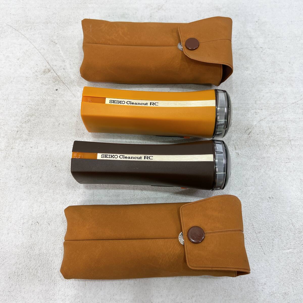 セイコー SEIKO Cleancut RC クリーンカット 髭剃り ES-320 2台セット 通電せず ジャンク 中古拍卖