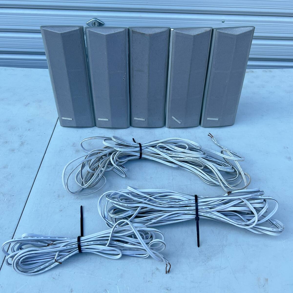 pioneer パイオニア 5.1chスピーカーシステム オーディオ S-HS01 5点セット (コード3本のみ) 通電未確認 ジャンク 中古拍卖