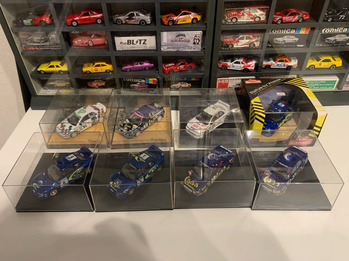 スバル インプレッサ WRC ミニカー 8台セット! トロフュー vitesse gc8 gdb 拍卖