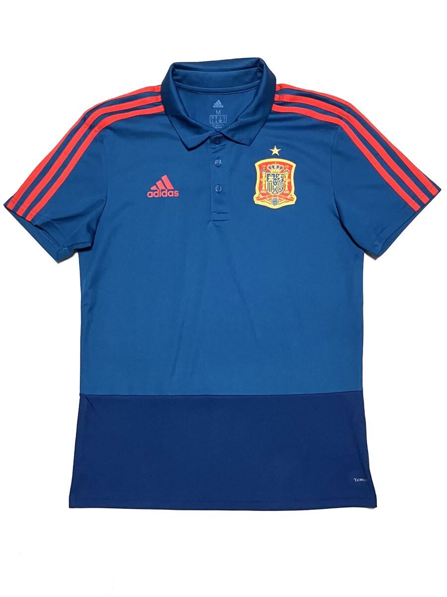 送料無料 着用1回 adidas スペイン代表 サッカー シャツ拍卖
