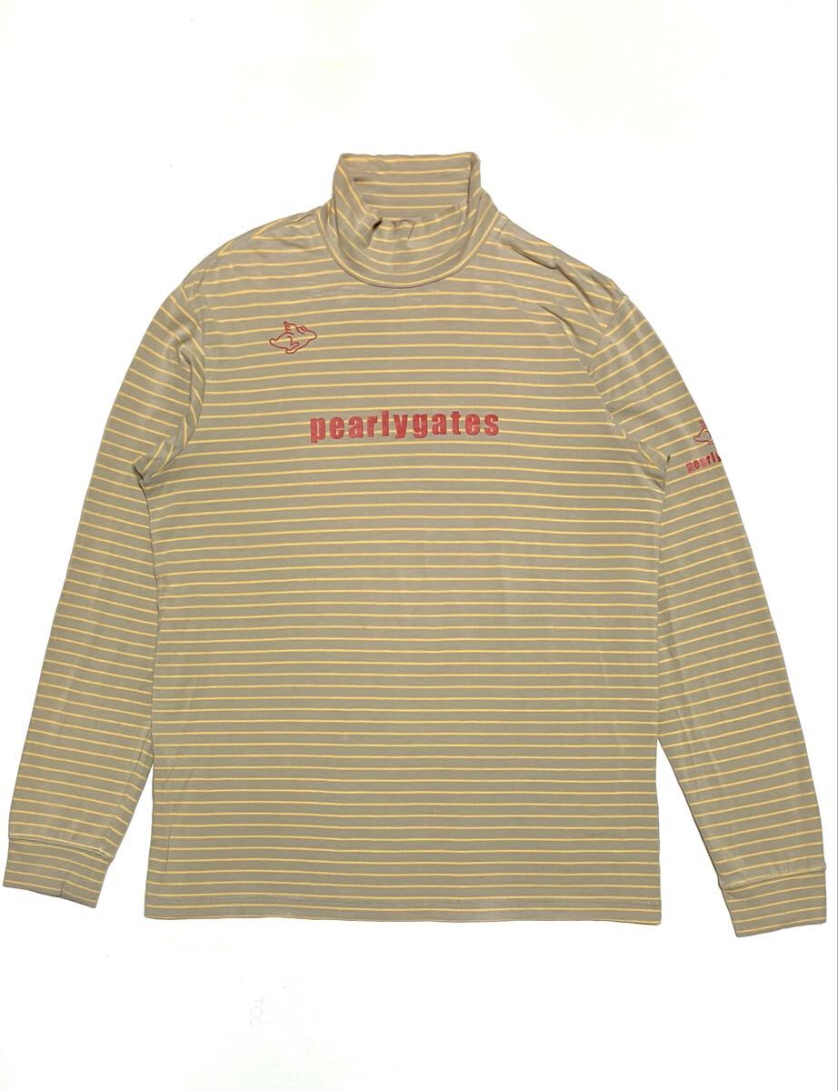 送料無料 パーリーゲイツ ハイネック ストレッチ 長袖 シャツ ゴルフウェア拍卖