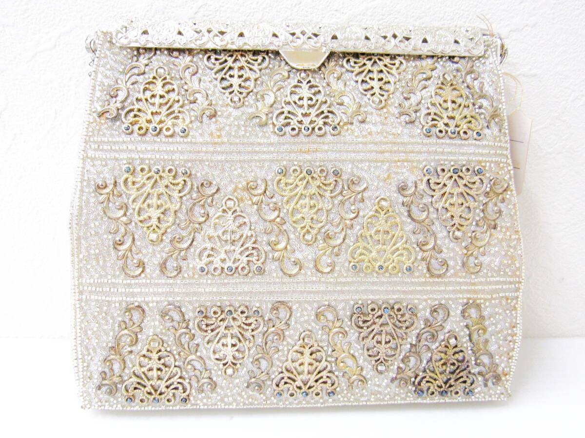 未使用品 LUMY はしもと ルミーはしもと ハンドバッグ ラインストーン ロリカ パーティーバッグ レディース バッグ カバン kdh拍卖