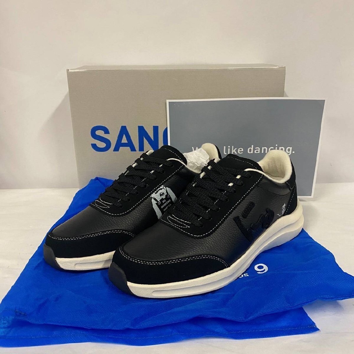 SANGACIO スニーカー サンガッチョ にゅ バンクシー DO NOTHING YOU`LL LIVE LONGER 27CM拍卖