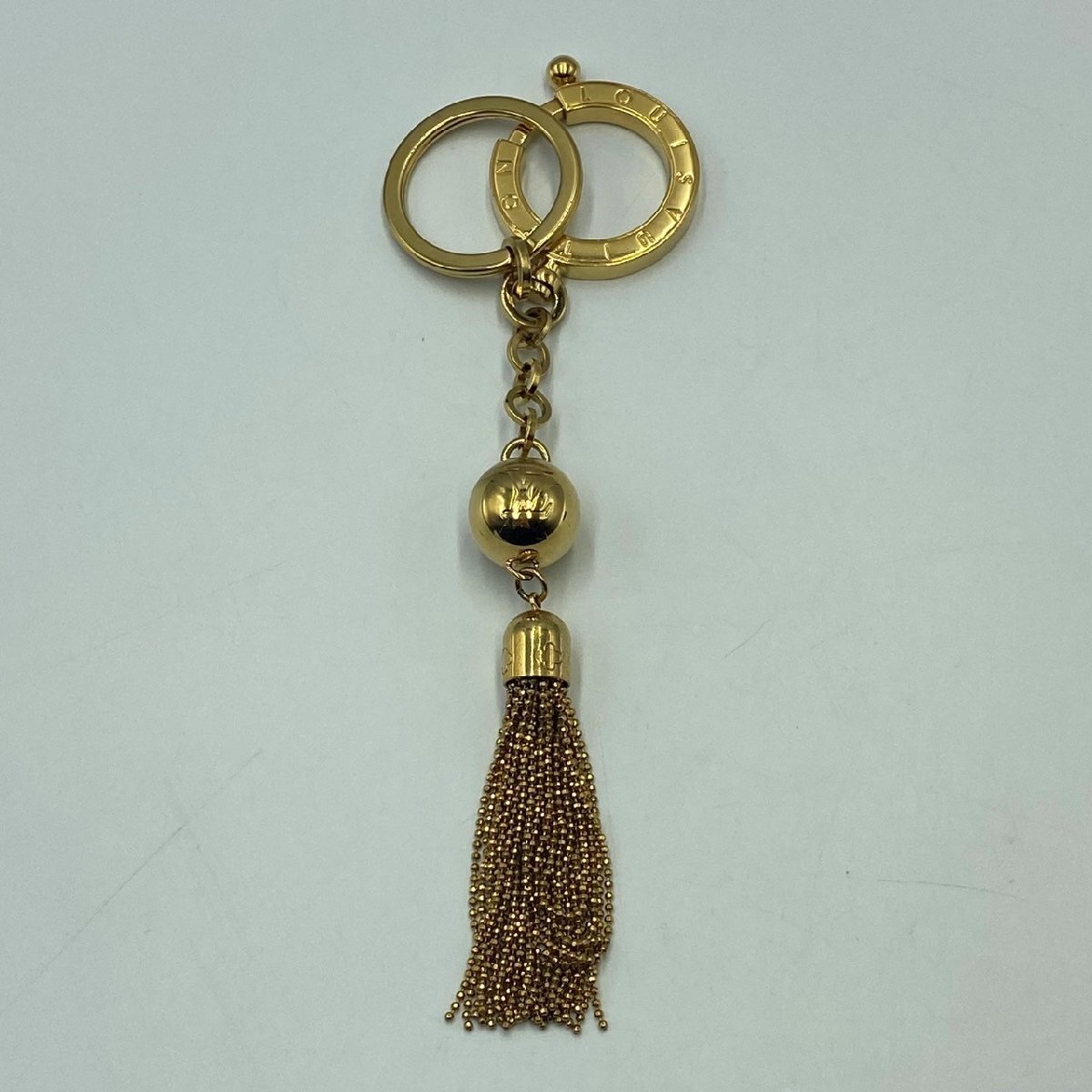 Louis Vuitton ルイ ヴィトン M65997 ポルトクレ・スウィング GP ゴールド キーホルダー拍卖