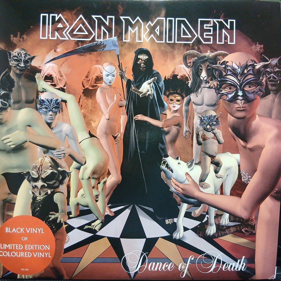 アナログはレア!欧州EMIオリジ2LP!Iron Maiden / Dance of Death 2003年 592 3401 13枚目のアルバム!アイアン・メイデン 死の舞踏 拍卖