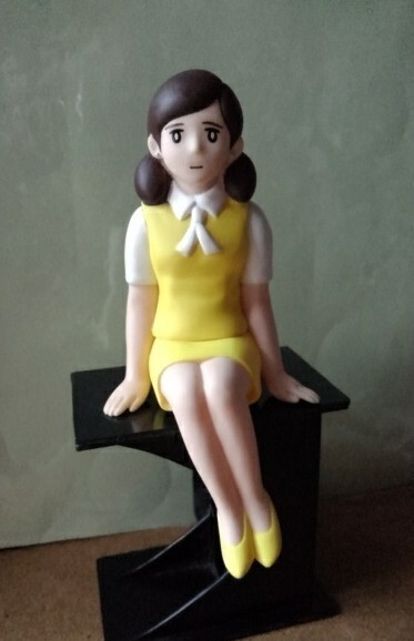 コップのフチ子 フレッシュ ソフビフィギュア OL (イエロー) 非売品 プライズ拍卖