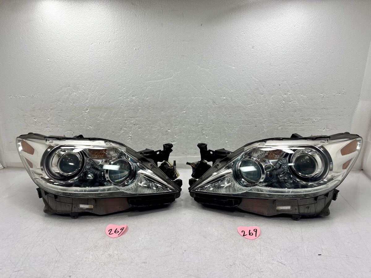レクサス LS DBA-USF40 左右セットヘッド ランプ ライト 50-104 中期 レーンキーピングアシスト付き用 yatsu(269)拍卖