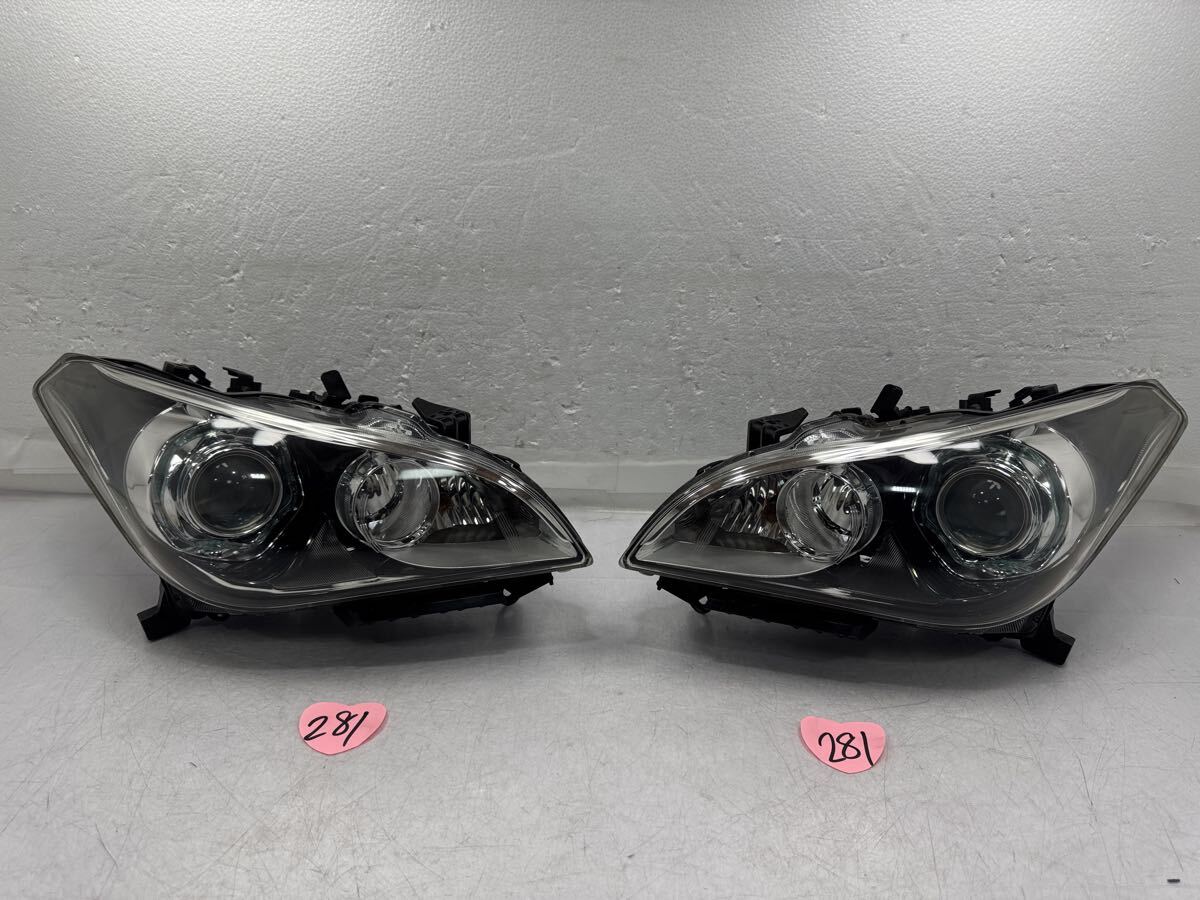 日産 フーガ Y51 HID 左右セットヘッドライト 100-23035 AFS付 インナー ブラック (281)拍卖