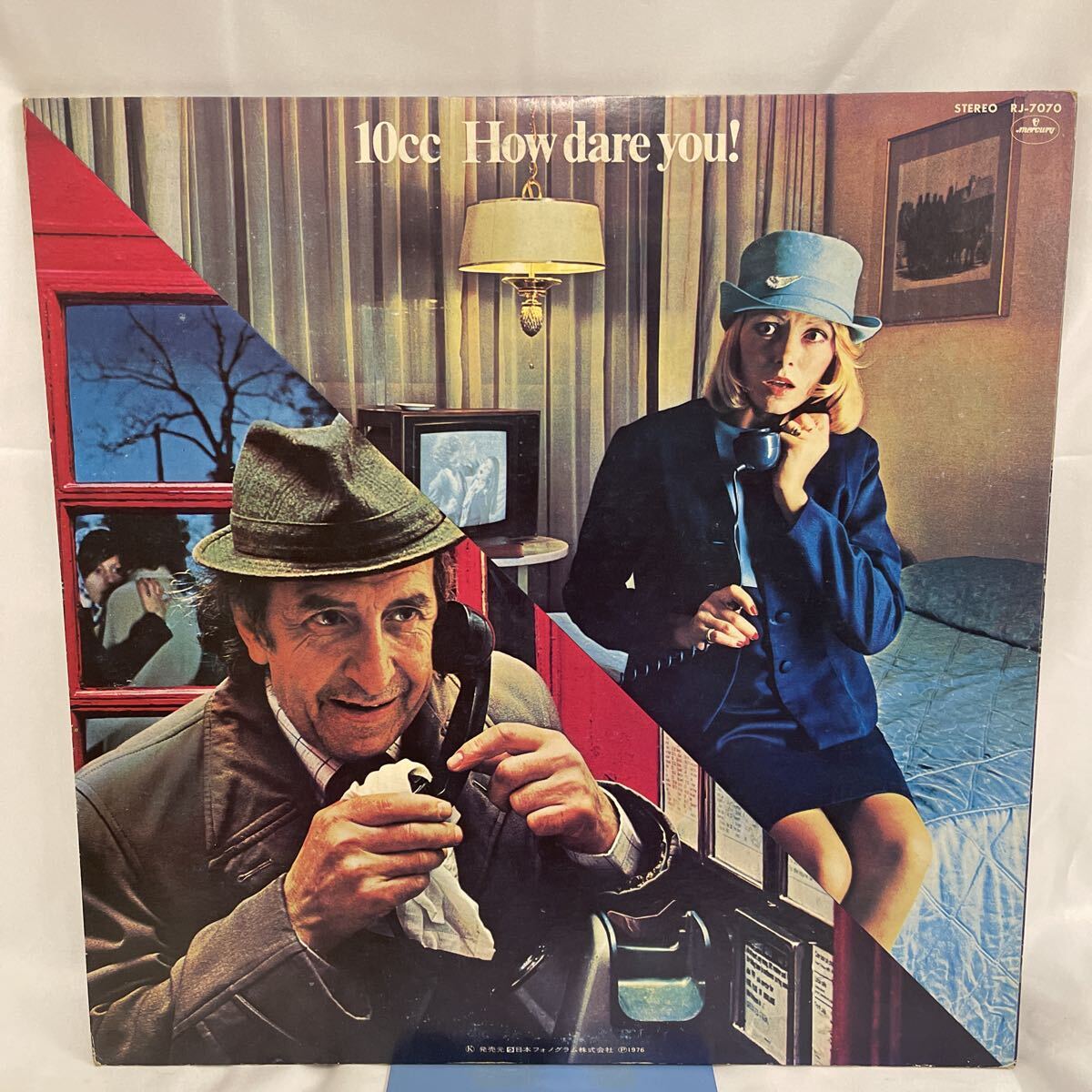 50922N 国内盤 見開き 12inch LPレコード★10cc /びっくり電話 HOW DARE YOU ★RJ-7070拍卖