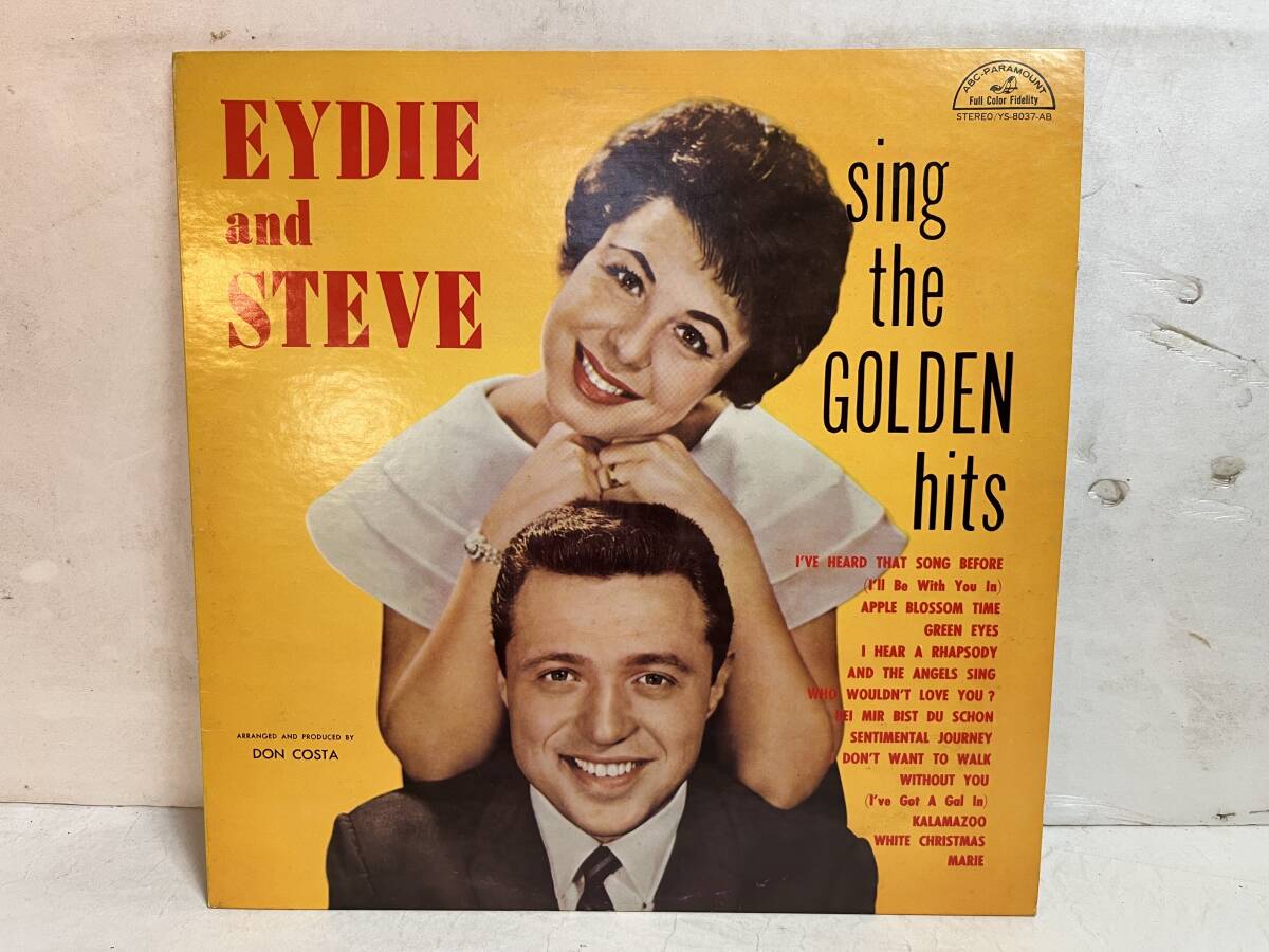 50911S 12inch LP★スティーヴ・ローレンス & イーディ・ゴーメ/EYDIE GORME and STEVE LAWRENCE sing THE GOLDEN HITS★YS-8037-AB拍卖