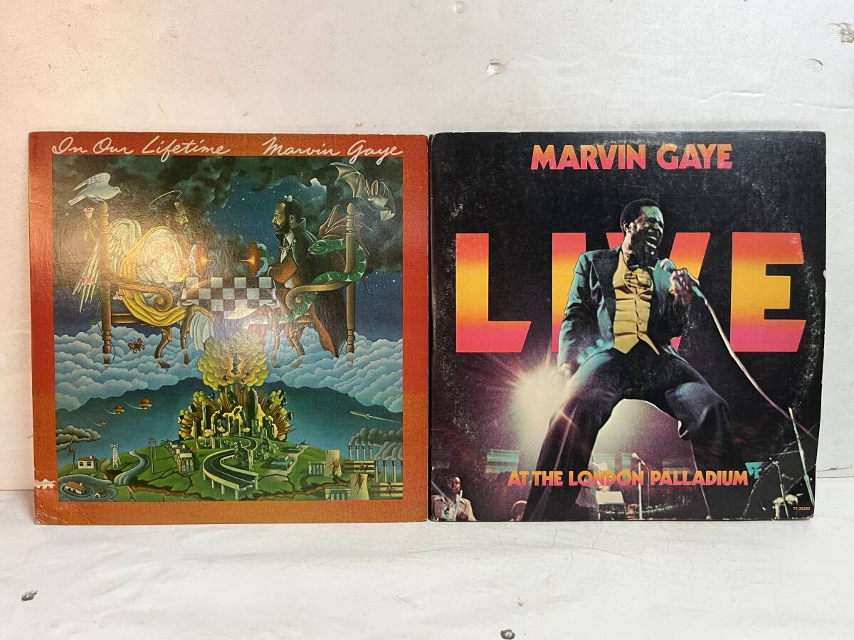 50920S US盤 12inch LP★MARVIN GAYE 2点セット★ IN OUR LIFETIME / LIVE AT THE LONDON PALLADIUM ★T8-374M1/T7-352R2拍卖