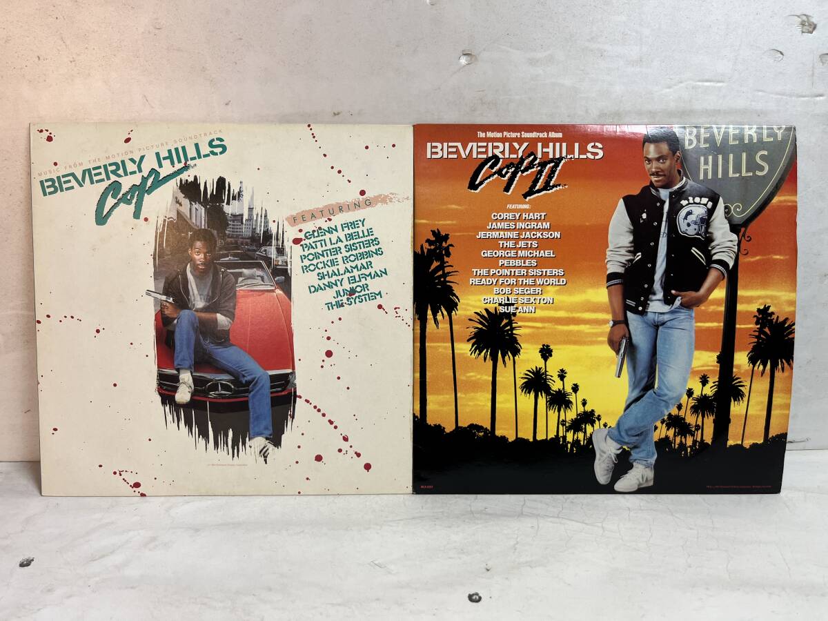 50920S 12inch LP★ビバリーヒルズ・コップ 2点セット★ BEVERLY HILLS COP / BEVERLY HILLS COP Ⅱ ★P-13100/MCA-6207拍卖