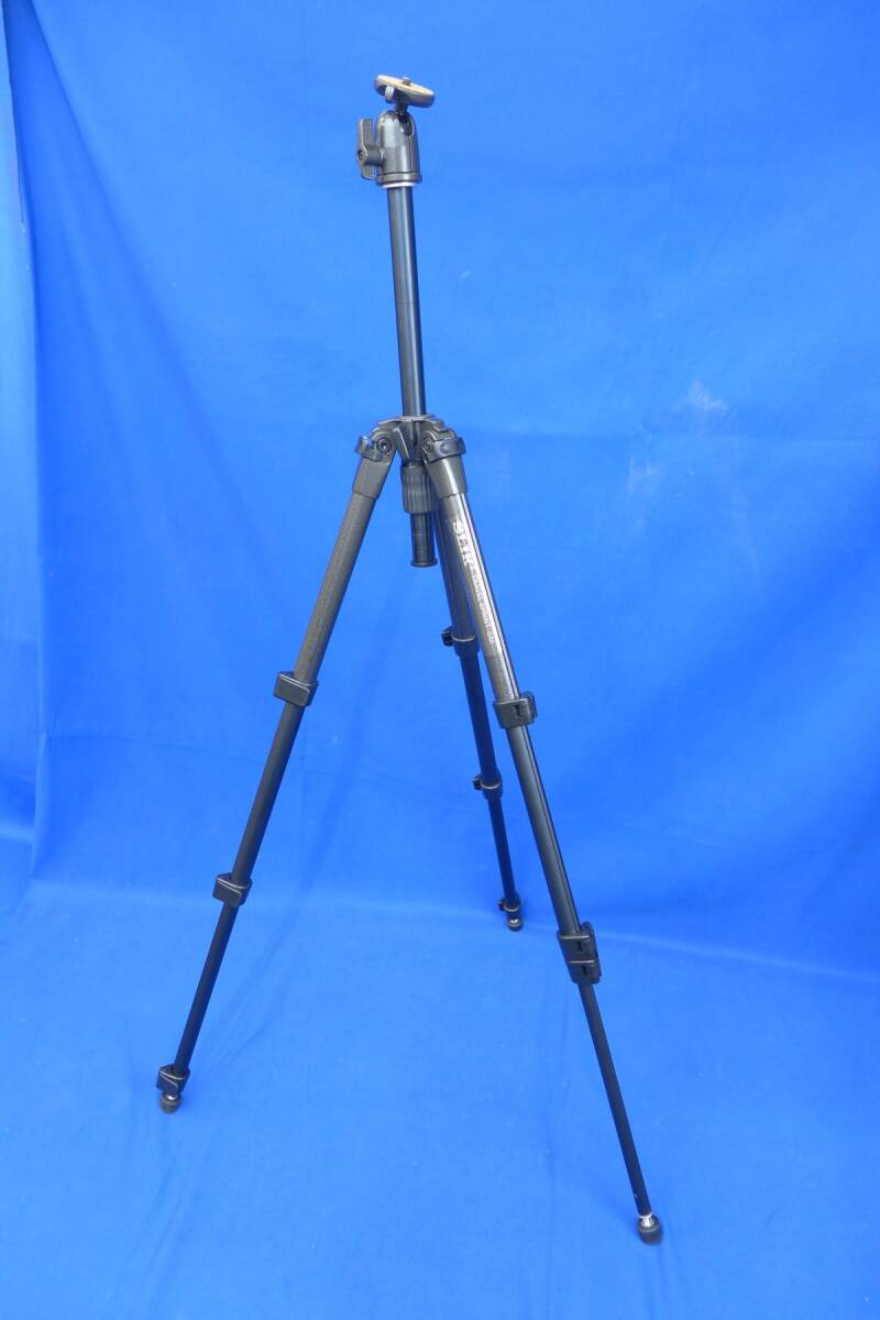 佐S2558●【即決】SLIK TRAVEL SPRINT GM F720T 自由雲台付き SBH-100 スリック トラベルスプリント 三脚 小型 旅行 カメラ拍卖