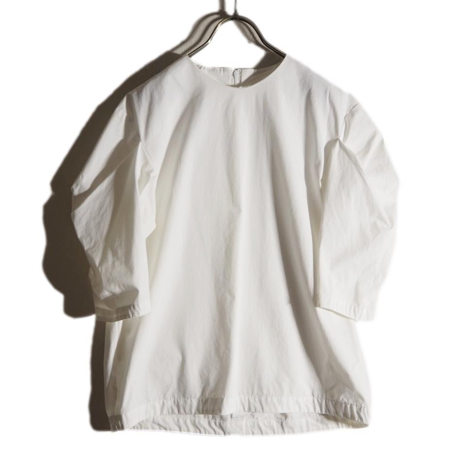 M2086f9 ▼L'Appartement アパルトモン▼ 22SS feminity blouse ボリュームスリーブ コットン ブラウス ホワイト / シャツ 白 春~秋拍卖