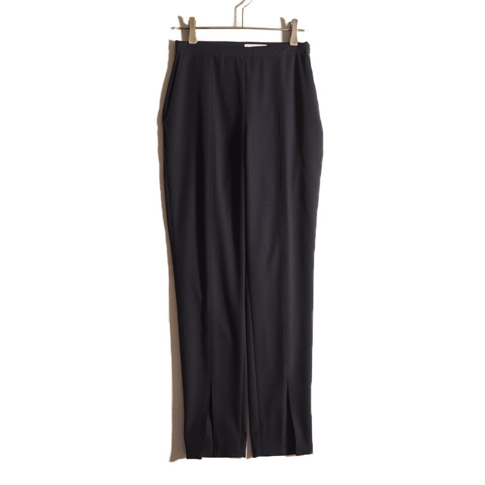 K4324f56 ▼LEPHIL ルフィル▼ 2way ツイルフロントスリットパンツ ブラック 0 / 裾スリット イージーパンツ ストレッチ 黒 春~秋拍卖