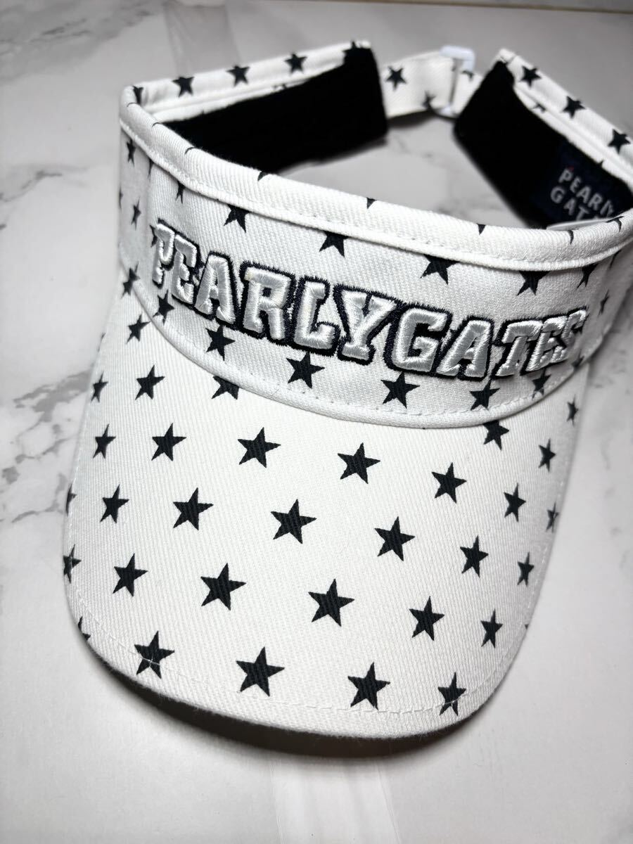 PEARLY GATES89 星柄バイザー ゴルフサンバイザー パーリーゲイツ拍卖