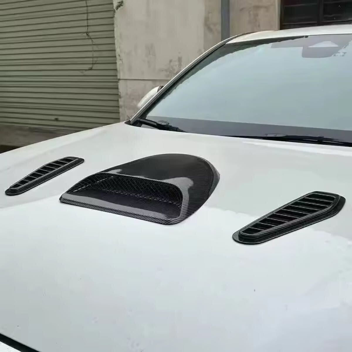 エアー フード 左右セット SET シャーク ドルフィン ダミー エアダクト エアインテーク インレット サイド フェンダー 高品質 R エンブレム拍卖